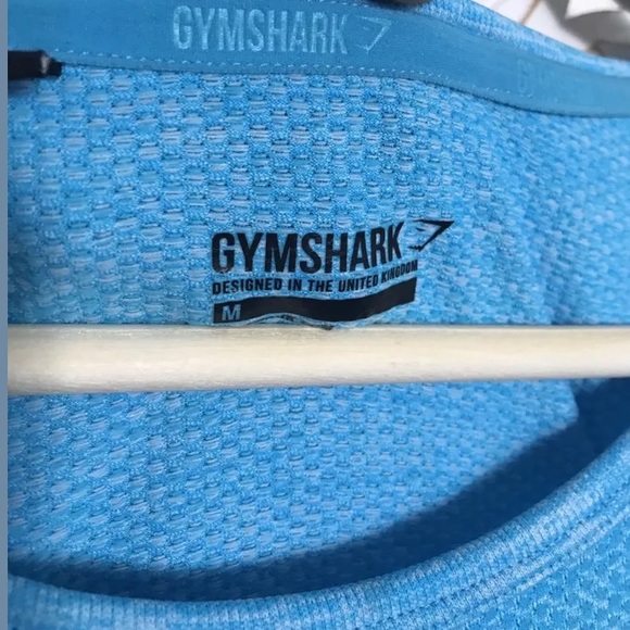 Gymshark Blue Racerback Top Size M - Picture 3 of 5